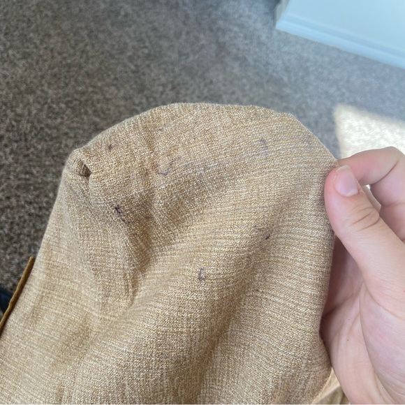 Black Cowhide and faux Crocodile leather side with leather fringe shoulder bag - Picture 6 of 8